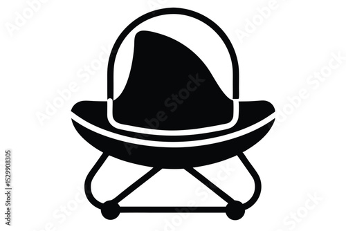 baby bouncer vector icon