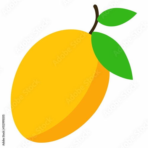 vector illustration of an mango fruit