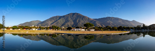 Ávila infinito - Panoramic view of Avila with reflection, Caracas - Venezuela