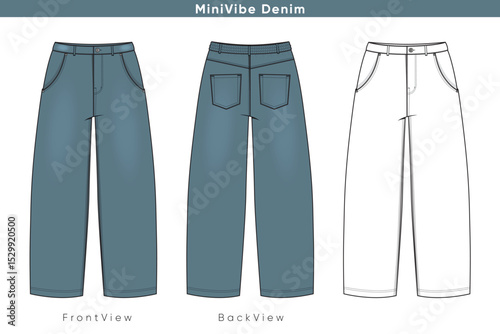 Denim Street Pants