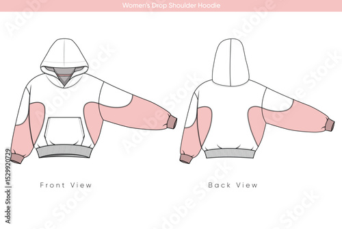 Oversized Drop Shoulder Hoodie