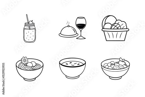 Food and drink icons