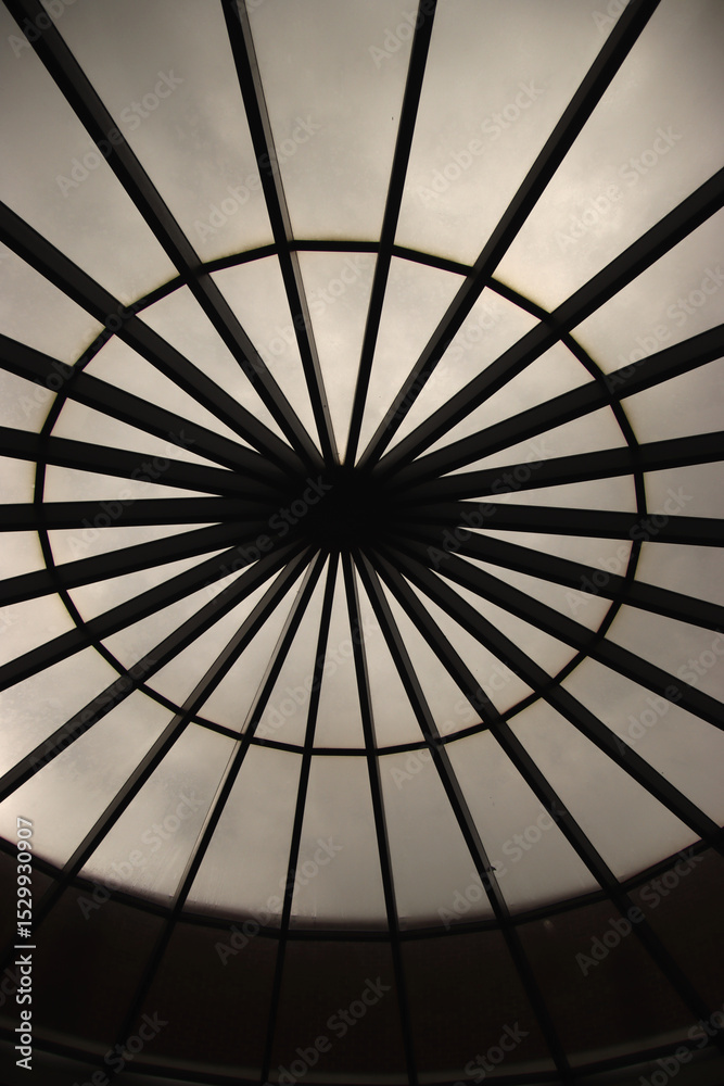 Naklejka premium The Space Between Spokes and the Sky
