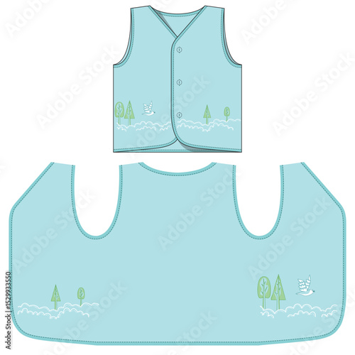 Baby Boys Dress Design with Unique Print Design