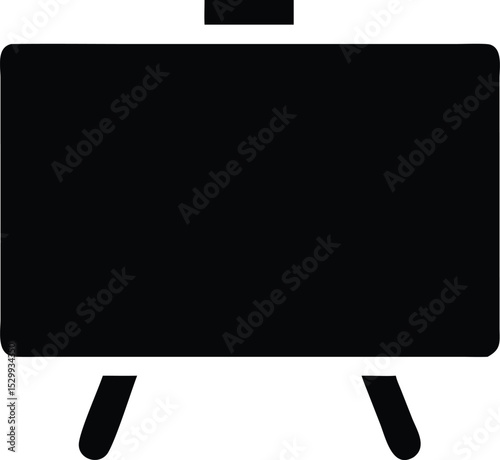 blackboard vector art icon