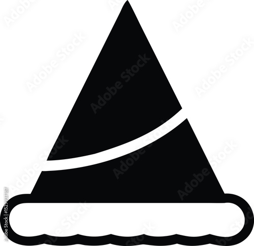 christmas hat silhouette