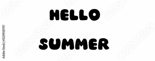 Hello summer banner 