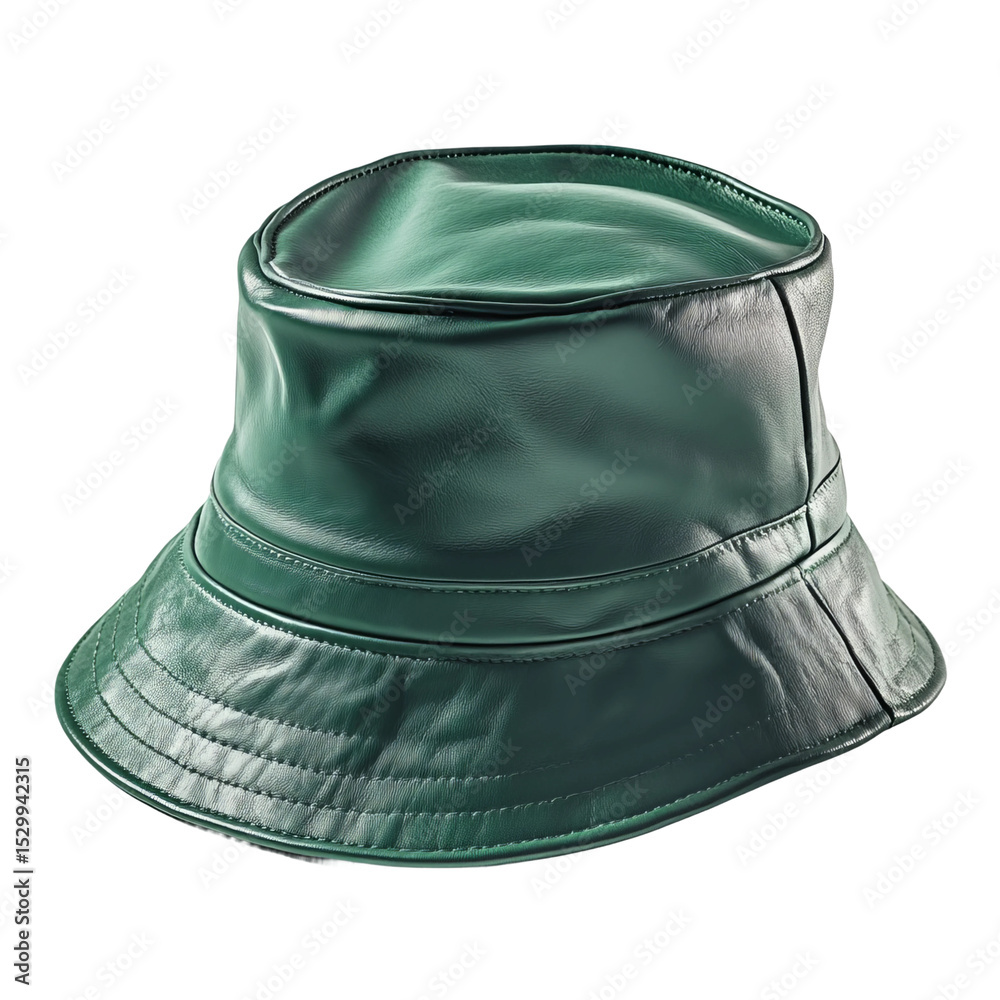 Fototapeta premium black hat isolated on white background