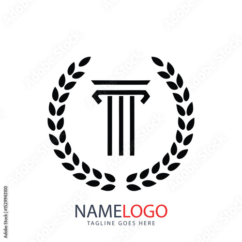 Vector business logo design element with barcode icon symbol set