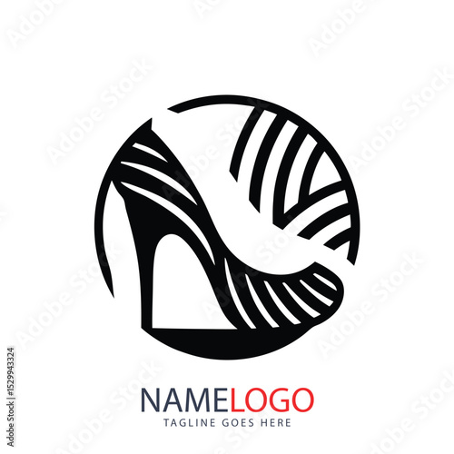 Abstract fish vector illustration for business logo design or animal tattoo