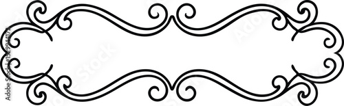 Adobe Illustrator Artwork black vintage lines triangle decorative board For cards on a white background
