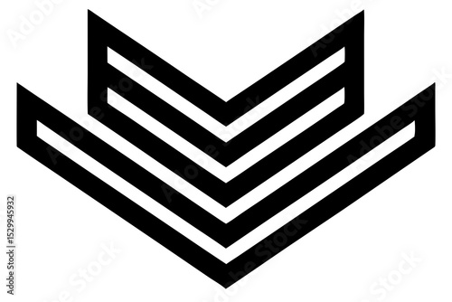 black and white arrows