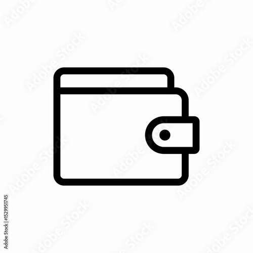wallet money payment icon vector sign
