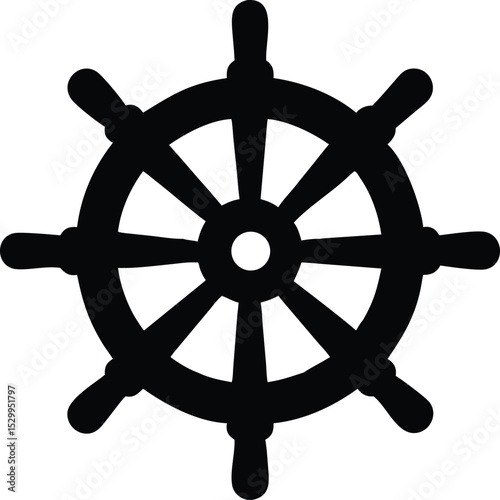 ship wheel vintage