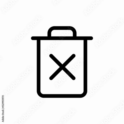 close delete remove icon vector sign