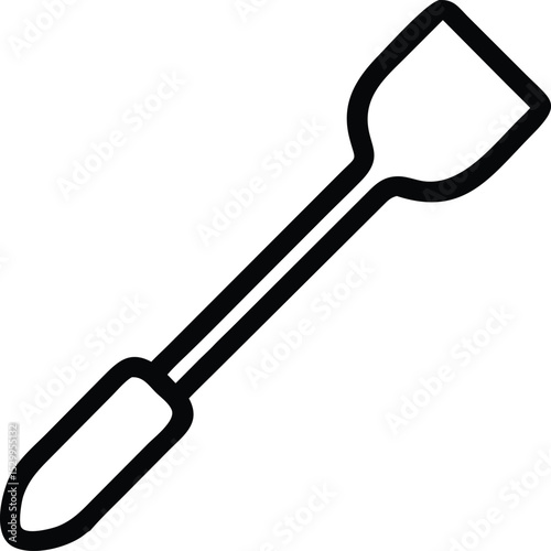spatula line art silhouette