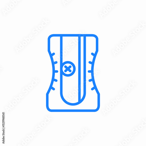 pencil sharpener icon sign vector