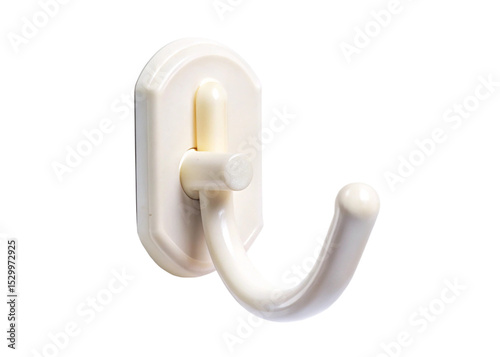 Plastic wall hook  isolated on white background