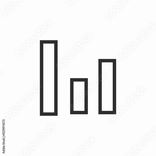 ranking factor icon sign vector