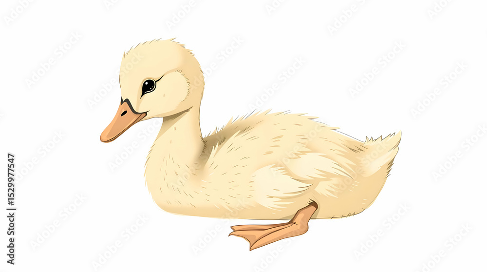 Obraz premium Duckling Clipart