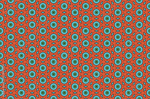 Seamless Luxury Shape Template Fashion Graphic Wallpaper Texture Symmetric Textile Art Geometric Interior Decoration Design Fabric Endless Digital Perspective Background Cloth Visual Tile Pattern.