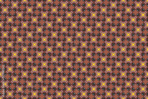 Seamless Luxury Shape Template Fashion Graphic Wallpaper Texture Symmetric Textile Art Geometric Interior Decoration Design Fabric Endless Digital Perspective Background Cloth Visual Tile Pattern.