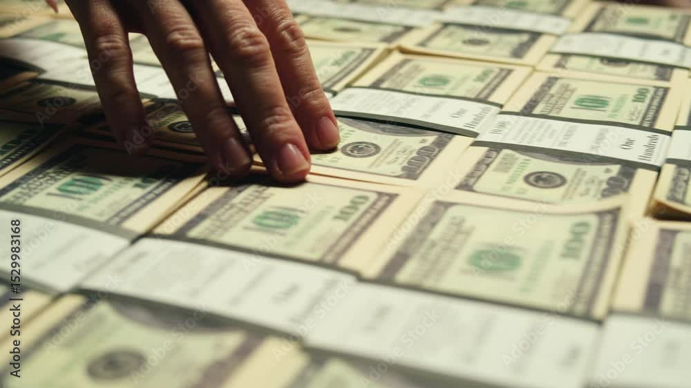 Banknotes and bag counter, Specialised police officer Counting dollar euro banknotes in crime lab with machine, cashed out criminal money, bitcoin changing, buying home flat in bank. 
