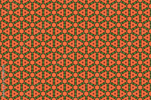 Seamless Luxury Shape Template Fashion Graphic Wallpaper Texture Symmetric Textile Art Geometric Interior Decoration Design Fabric Endless Digital Perspective Background Cloth Visual Tile Pattern.