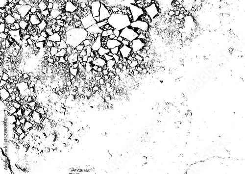 Distressed Cracked Texture transparent