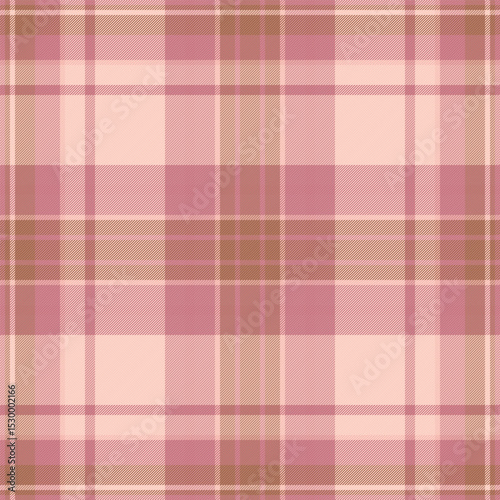 Elegant blush pink and beige plaid pattern.  Perfect for textile design, fashion, websites, or stationery. This soft, repeating texture evokes feelings of warmth and sophistication.