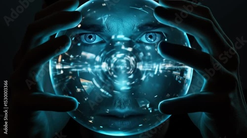 Psychic reading future teller crystal ball gazing magic seer fortune telling prophecy mystical oracle future