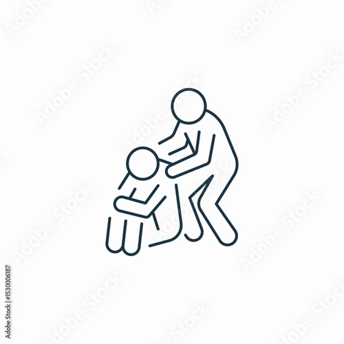 support care icon sign vector