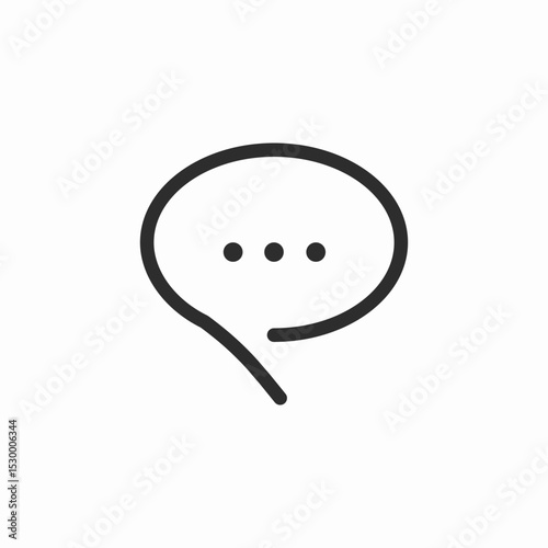text bubble icon sign vector