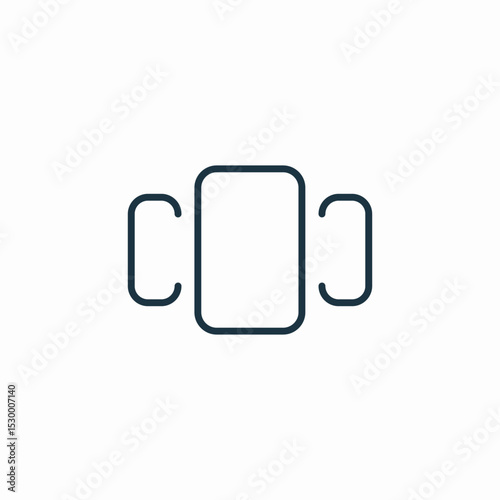 wrist device icon sign vector