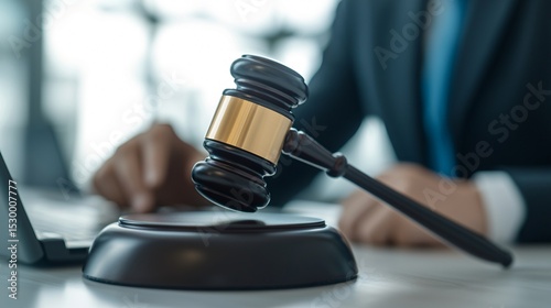 A legal firm's paralegal utilizing a secure document management system for case files, demonstrating electronic document security, audit trails, and compliance regulations for legal documentation.