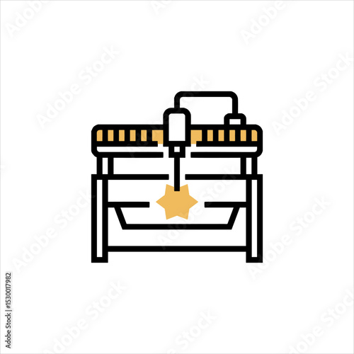 Laser cutting machine precisely cuts metal sheet in industrial workshop, showcasing precision engineering and modern manufacturing processes.