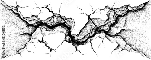 Vein like cracked ice sheet texture for winter designs and patterns