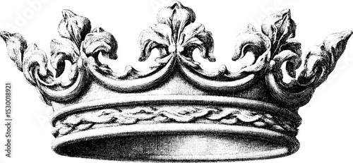 Elegant diamond studded tiara on velvet cushion for royal celebration or wedding decor