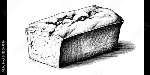 Almond financier cake with rich texture for gourmet baking