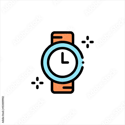 Wristwatch displaying time on a white surface, symbolizing punctuality and efficiency in modern lifestyle.