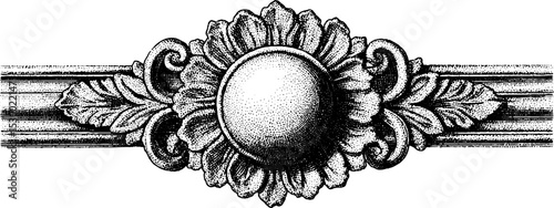 Elegant lace doily with intricate crocheted pattern design for decoration or craft projects