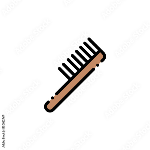 comb isolated on white background