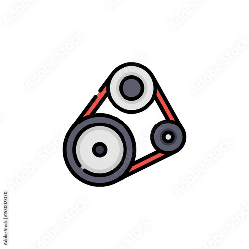 red audio speaker