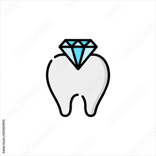 tooth icon vector illustration