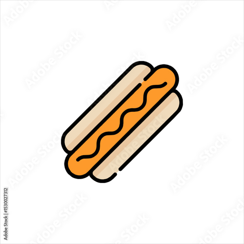 hot dog vector illustration