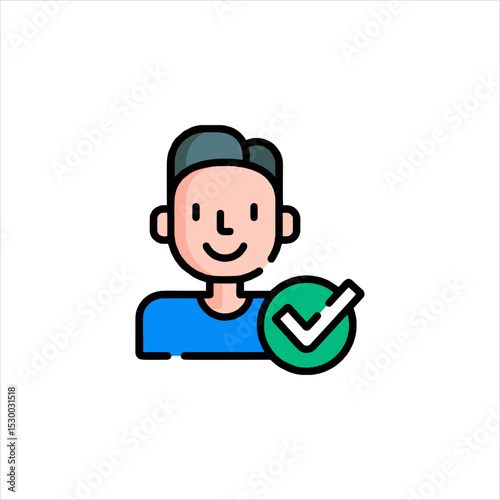 vector illustration of a cartoon character