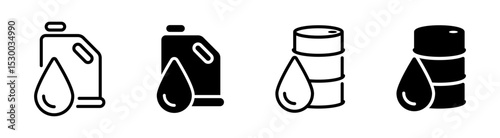 Fuel icons. Car fuel vector icon set. Fuel icon set. Gas station icons. EPS 10