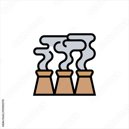 vector illustration of a column