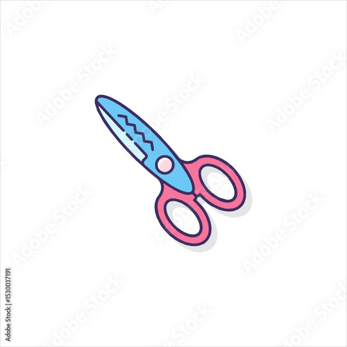 scissors cutting paper