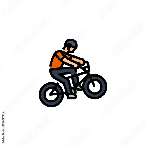 motocross rider silhouette